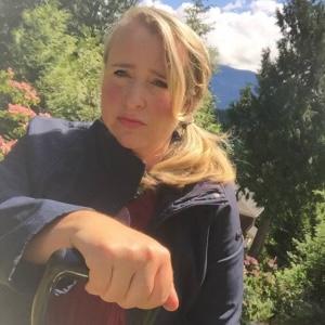 Andrea Koehle Jones, author of Don't Let Ned Plant a Tree There!