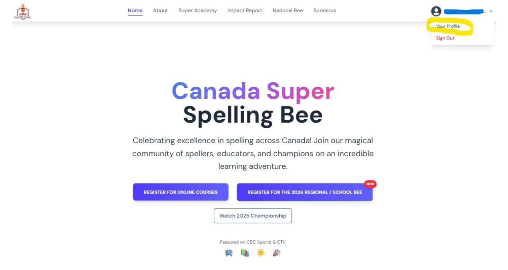 Login form screenshot
